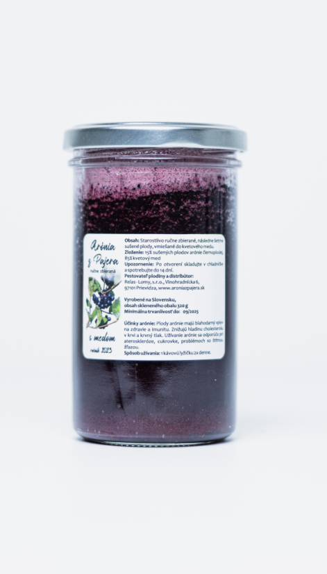 Arónia v mede - Veľkosť: 320g